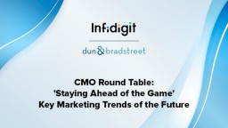 Marketing Leaders Convene at Infidigit-Dun & Bradstreet CMO Meet
